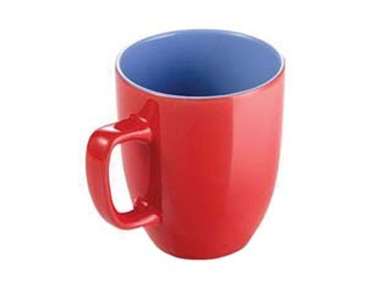 Tazza Mug Crema Shine Rossa 300 ml Ø 8 mm CMX9,5H. Tescoma 9 Pezzi - 2