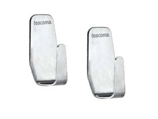 Gancio in Acciaio Inox Presto Rombo PZ.2 Piccolo 2 CMX3,5H. Tescoma 6 Pezzi - 2