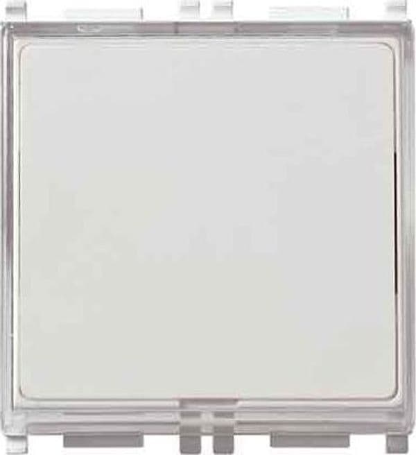 Pulsante con Portanome Plana Vimar 10AX 250V Colore Bianco - 2