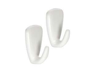 Gancio Adesivo Grande in Plastica PZ.2 Presto 3 CMX4 Tescoma 6 Pezzi - 2