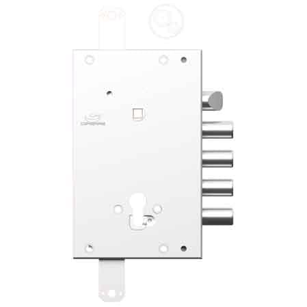 Serratura Porte Blindate Cilindro Europeo CS128 Interasse Catenacci 38 mm - 2