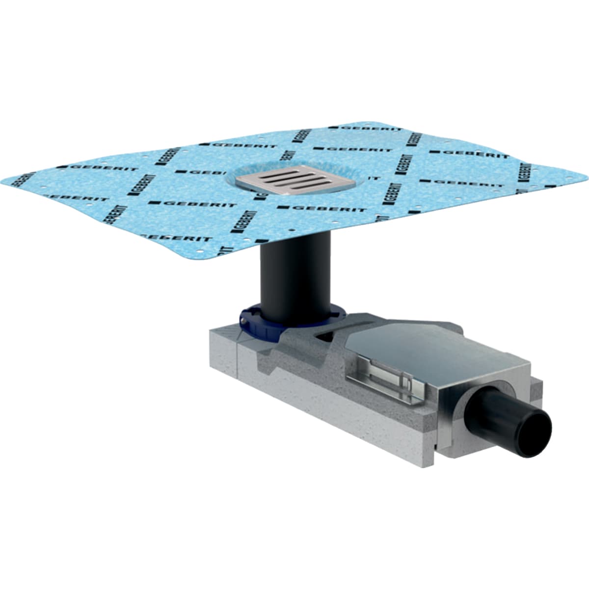 Sifone per Doccia a Pavimento H Massetto 6590 Geberit - 2