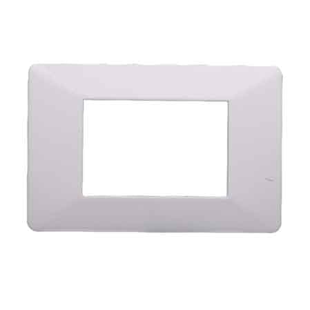 Placca Coprinterruttori Bianca Starlight 3 Moduli Elettroit - 2