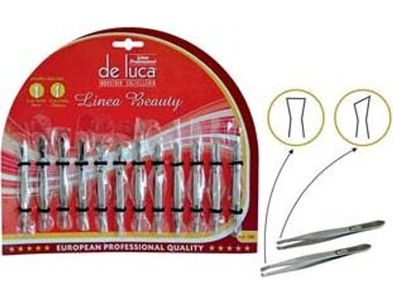 Pinzetta per Ciglie Inox de Luca - 2
