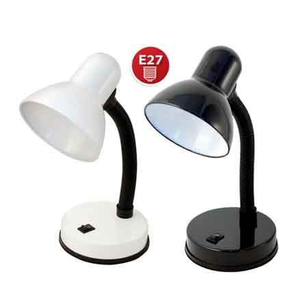 Lampada da Tavolo Charleston Colore Nero Velamp - 2