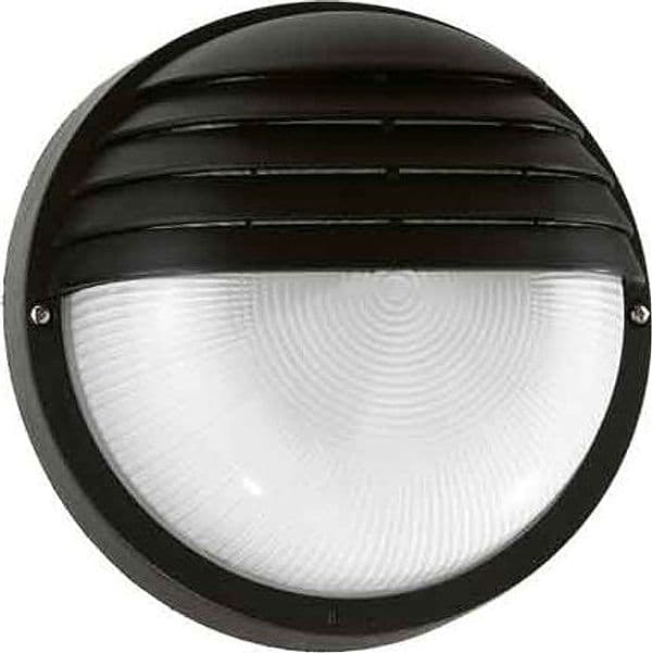 Applique Tonda Palpebra Nera E27 IP44 185 x 95H - 2