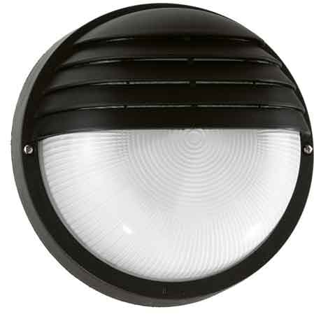 Applique Tonda Palpebra Nera E27 IP44 185 x 95H - 2
