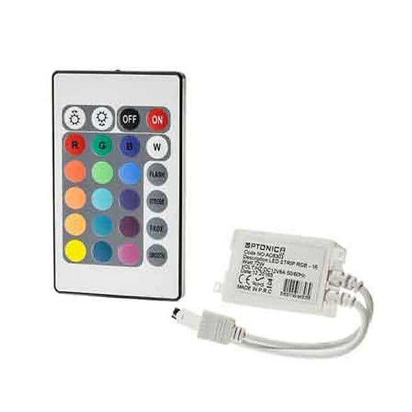 Alimentatore e Controller per Strisce LED Rgb 16 Bottoni – Autres