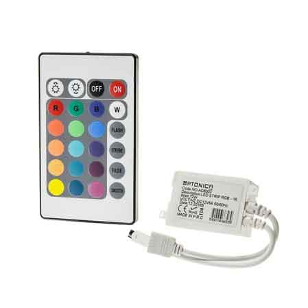 Alimentatore e Controller per Strisce LED Rgb 16 Bottoni - 2