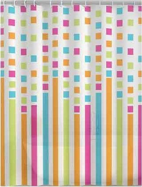 Tenda Doccia in Peva Party 240 x 200 cm Multicolore Gedy