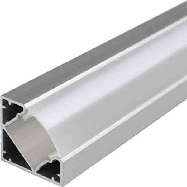 Canalina per Strip LED 5103 19 x 19 mm Larghezza Interna Max Barra 2 Mt - 2