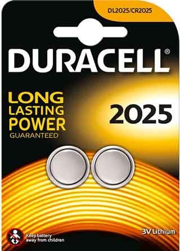 Pila a Bottone 2025 Blister Duracell 2 Pezzi - 2