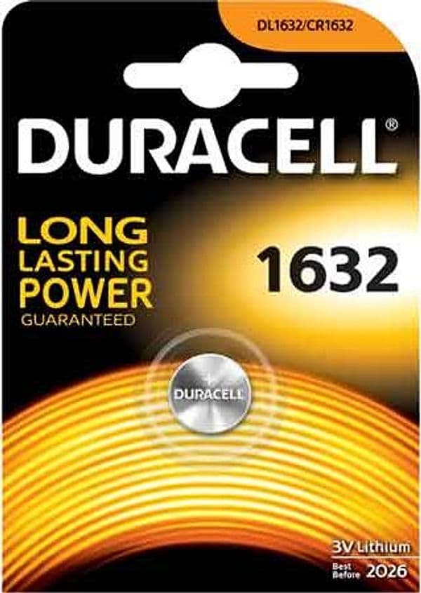 Pila a Bottone 1632 Blister 1 Pezzo Duracell