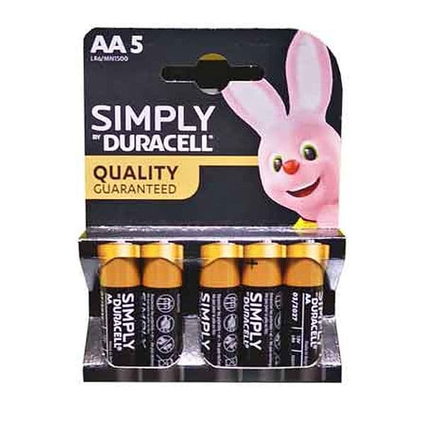 Pile Simply Stilo Blister 10 Confezioni Duracell 5 Pezzi