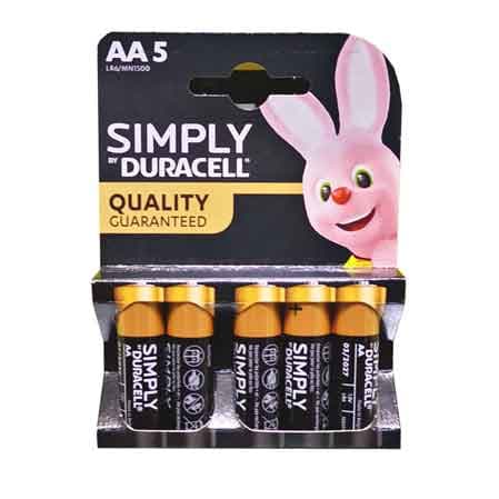 Pile Simply Stilo Blister 10 Confezioni Duracell 5 Pezzi - 2