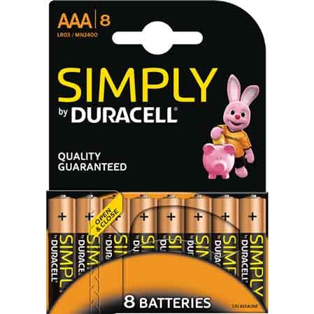 Pile Simply Ministilo Serie 8 Blister Duracell 8 Pezzi - 2
