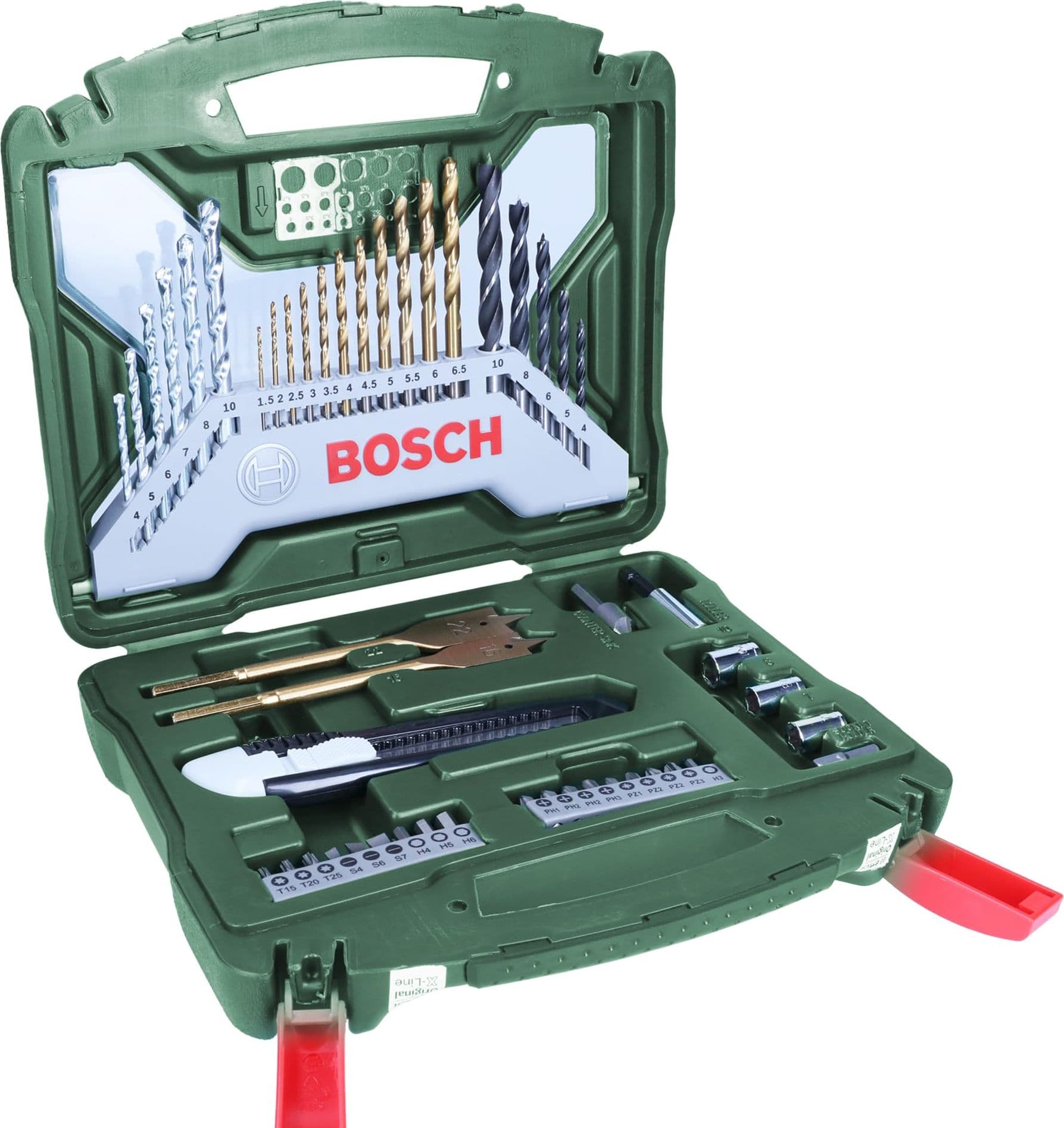 Valigetta Xline con Accessori Foratura e Avvitamento Titanium PZ.50 Bosch