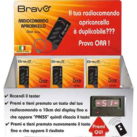 Espositore Radiocomandi Door con Tester Bravo 22 Pezzi - 2