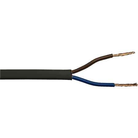 Cavo Bipolare Nero Sezione 2 x 1,5 mm 100 m Lineari - 2