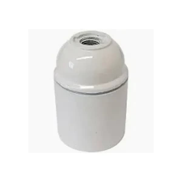 Portalampada E27 Colore Bianco - 2