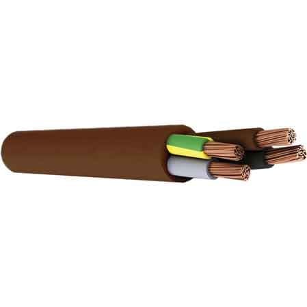 Cavo Quadripolare Marrone Sezione 4 x 1,5 mm 100 m Lineari - 2