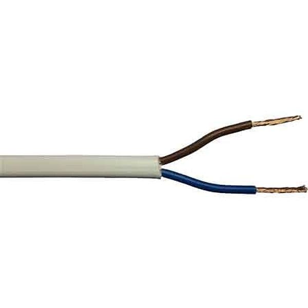 Cavo Bipolare Bianco Sezione 2 x 0,75 mm 100 m Lineari - 2