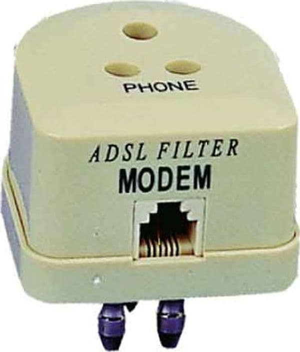 Spina Presa Telefonica Tripolare con Filtro Adsl - 2