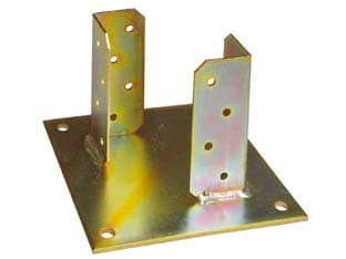 Supporto a Pavimento con Piastra per Trave Base 150 MMX150 P Cod 230131 - 2