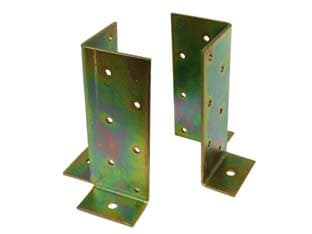 Supporto a Pavimento Universale Tipo Pesante per Travi Base 120 10 Pezzi - 2