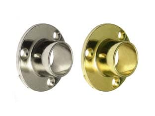 Reggitubo a Ghiera Fisso Ø 18 mm Mm, Cromato 5 Pezzi - 2
