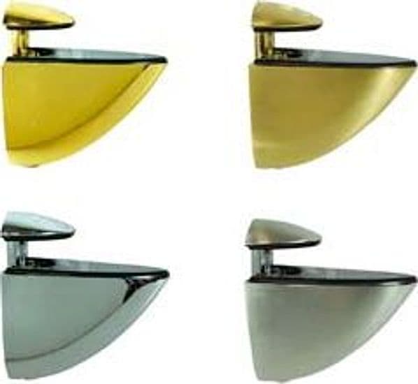 Mensola a Morsetto Sole 75 MMX55H. Apertura Max 30 mm Nichel 2 Pezzi - 2