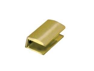 Mensole a Morsetto 30 MMX25 Ottone Lucido 4 Pezzi - 2