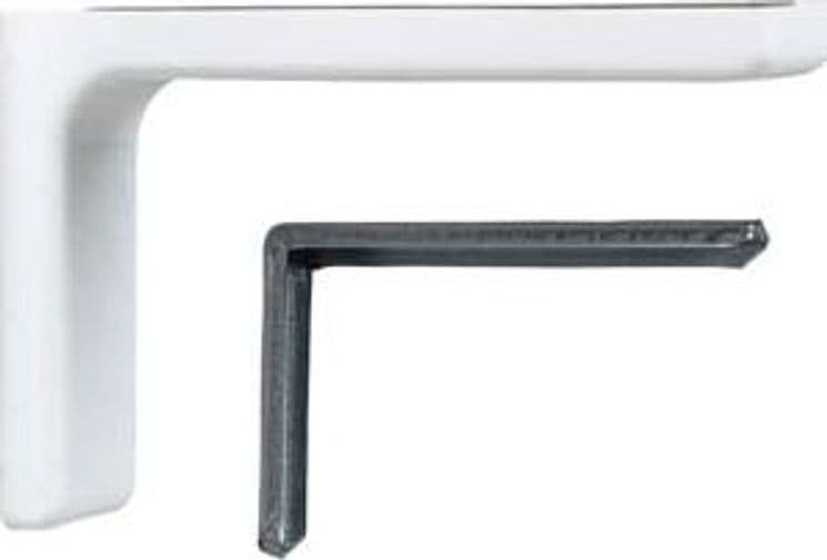 Reggimensole per Arredamento Bianche 180 Mm, Spessore 14 mm 2 Pezzi - 2