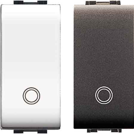 Pulsante Unipolare Generico Mylife 16A 250V 1P No Ec Elettrocanali Grigio - 2