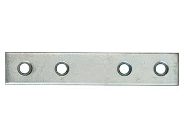 Lastrina Dritta 4 Fori Acciaio Zincato 180 MMX15 100 Pezzi