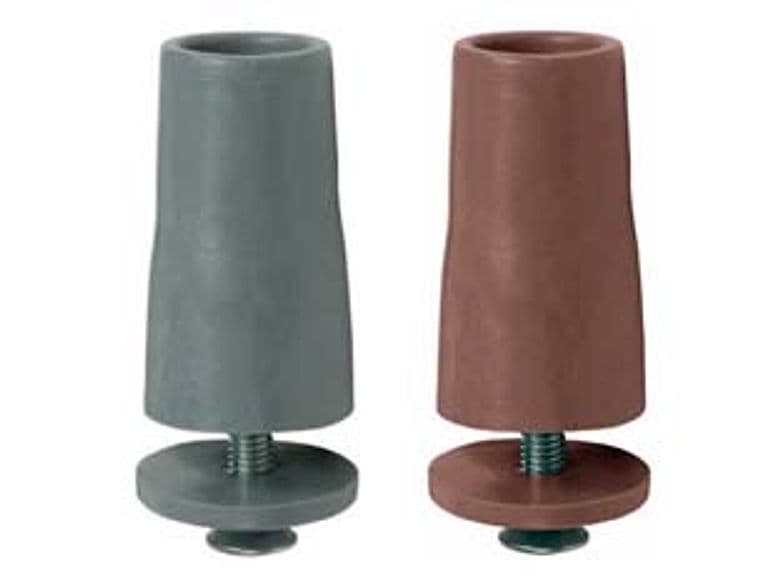 Arresti con Viti per Avvolgibili Ø 24 mm MMX30 Grigio 100 Pezzi - 2
