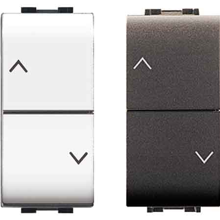 Doppio Pulsante Interbloccato Mylife 10A 250V Ec Elettrocanali Bianco - 2