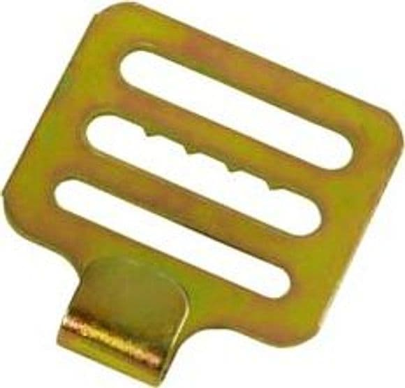 Ganci Iniziali a 3 Fori per Avvolgibili in Legno Larghezza 35 mm 100 Pezzi - 2