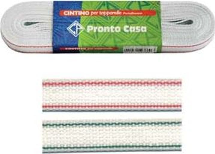 Cintino Nylon Rigato Rosso e Verde per Avvolgibili in Matassine 7 Mx 22