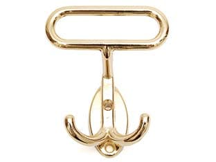 Portabiti Leonzio in Metallo Oro 7 CMX8H. Interfori 2,5 cm 10 Pezzi - 2