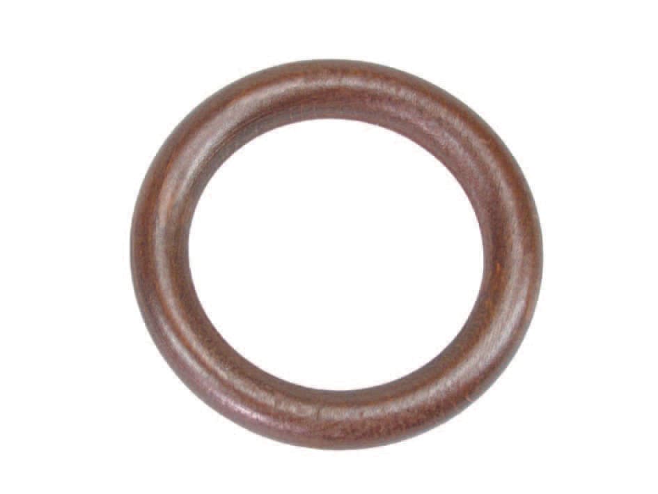 Anelli per Scorritenda Tubolari in Legno Olmo Ø 32 mm 48 50 Pezzi - 2