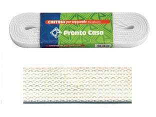 Cintino Nylon Bianco per Avvolgibili in Matassine 5,5 Mx 22 Mmh. - 2