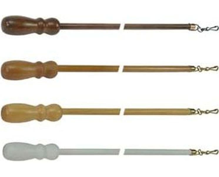 Frusta in Legno 125 cm Noce - 2