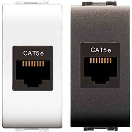 Presa Telefonica Mylife RJ45 Cat 5E Utp Ec Elettrocanali Grigio - 2