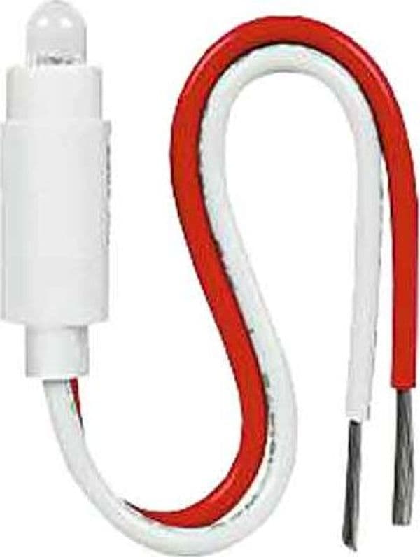 Lampada LED Spia per Pulsante Illuminabile Cavo 100 mm Ec Elettrocanali - 2