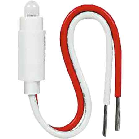 Lampada LED Spia per Pulsante Illuminabile Cavo 100 mm Ec Elettrocanali - 2