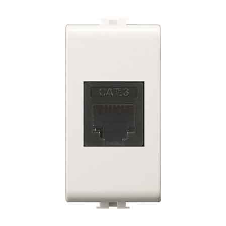 Presa Telefonica RJ11 Easy Plug 6 x 4 Ec Elettrocanali Bianco - 2