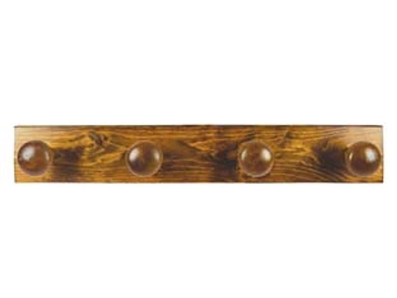 Appendiabiti in Legno 4 Posti Noce 9 CMX59 - 2