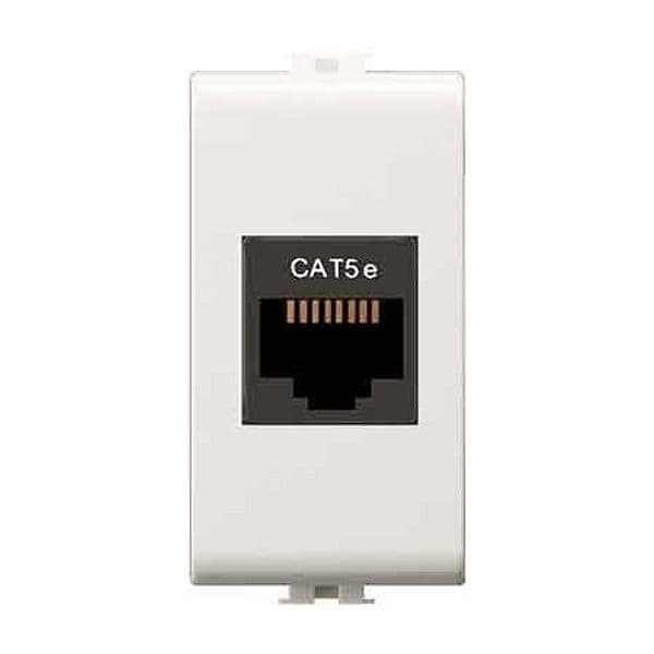 Presa Telefonica RJ45 Easy Cat 5E Utp Ec Elettrocanali Bianco - 2