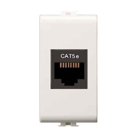 Presa Telefonica RJ45 Easy Cat 5E Utp Ec Elettrocanali Bianco - 2